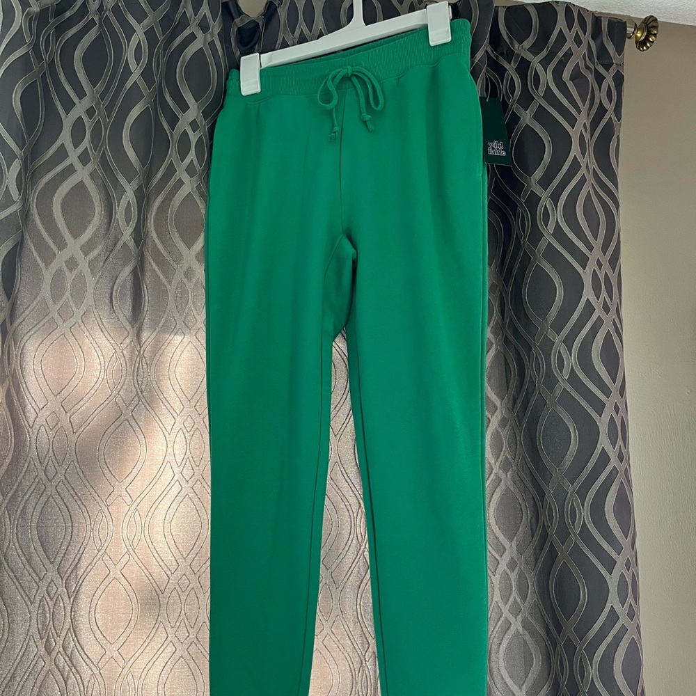 Green joggers